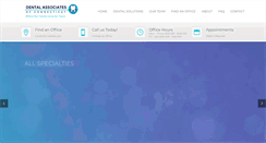 Desktop Screenshot of dentalassociates.us